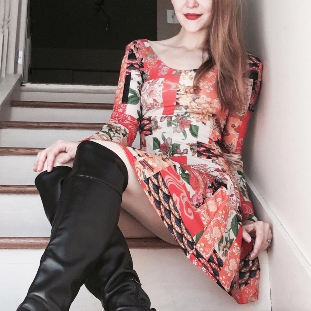 Asos size 0 bell sleeve dress - Picture 6 of 10